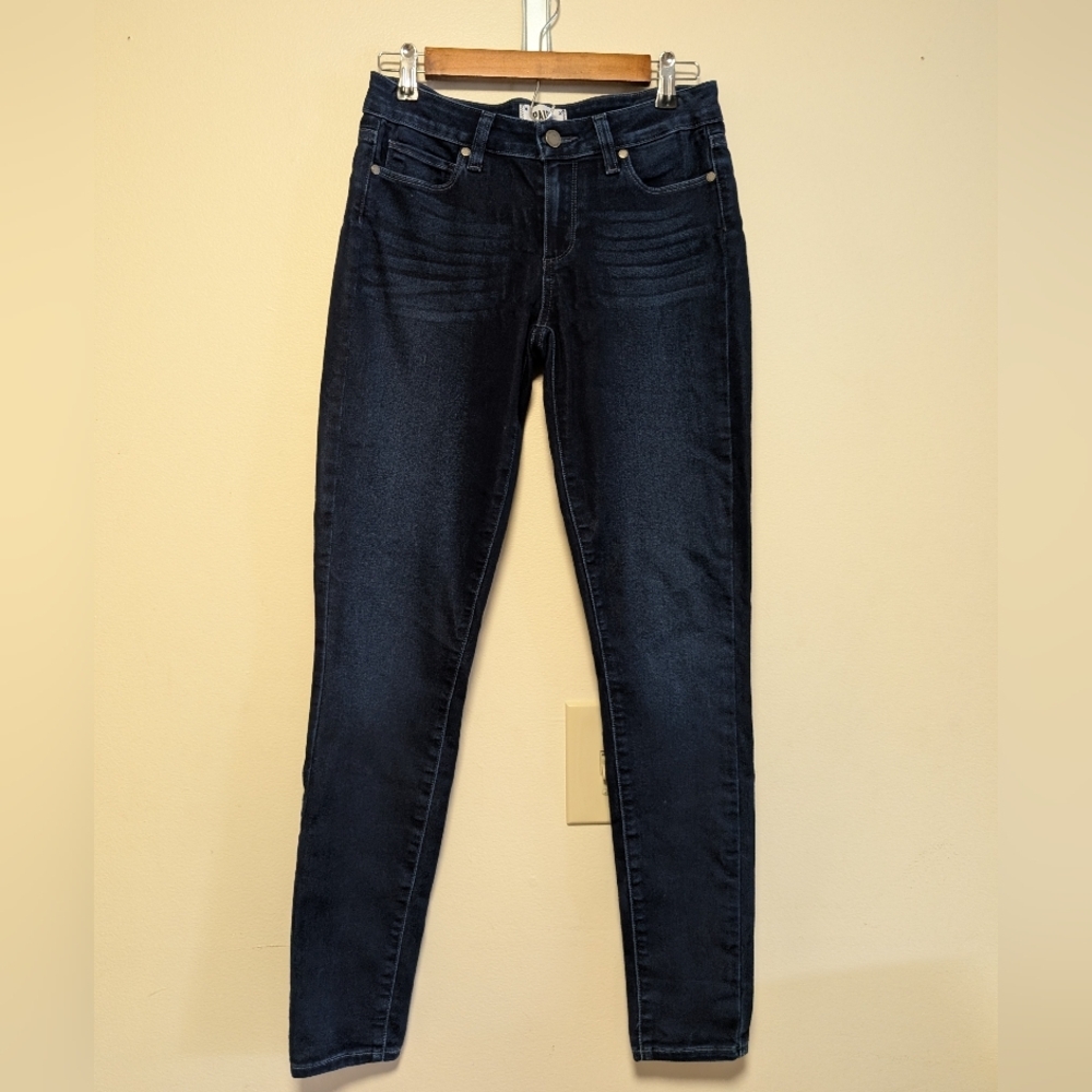 PAIGE Verdugo Ultra Skinny Jeans Size 27 Dark Wash Stretch Denim Women